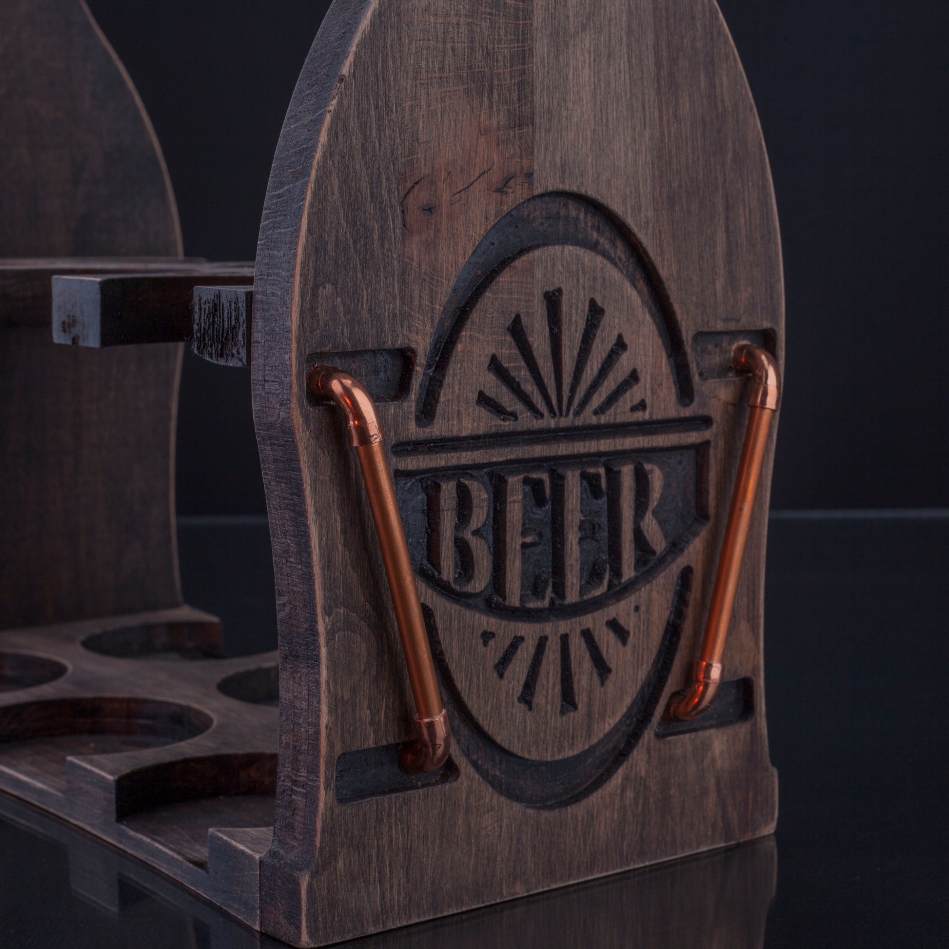 Kohneatelier Bİra Taşıyıcı Bakır & Siyah