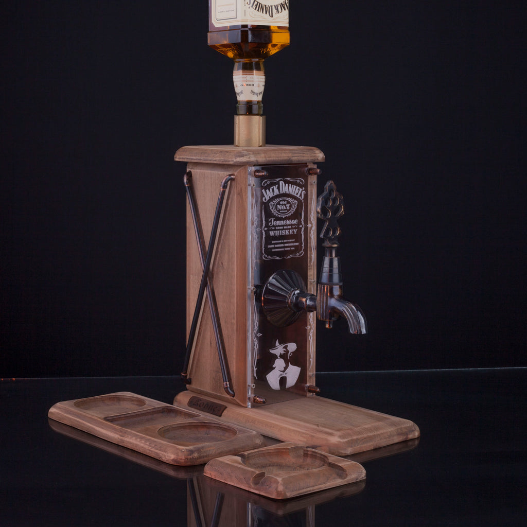 Oak Sİyah Viski Çeşmesi (Jack Daniels Temalı)