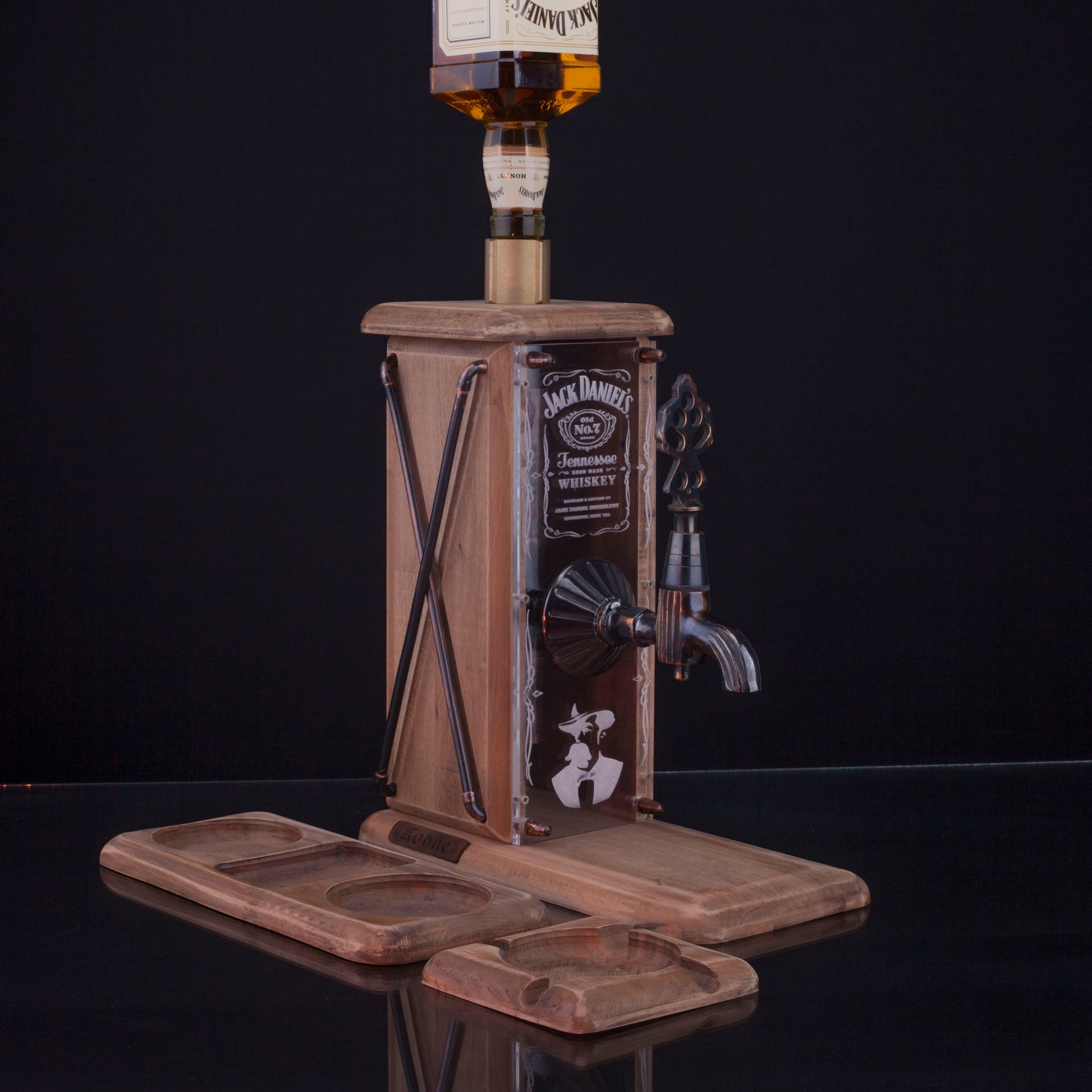 Oak Sİyah Viski Çeşmesi (Jack Daniels Temalı)