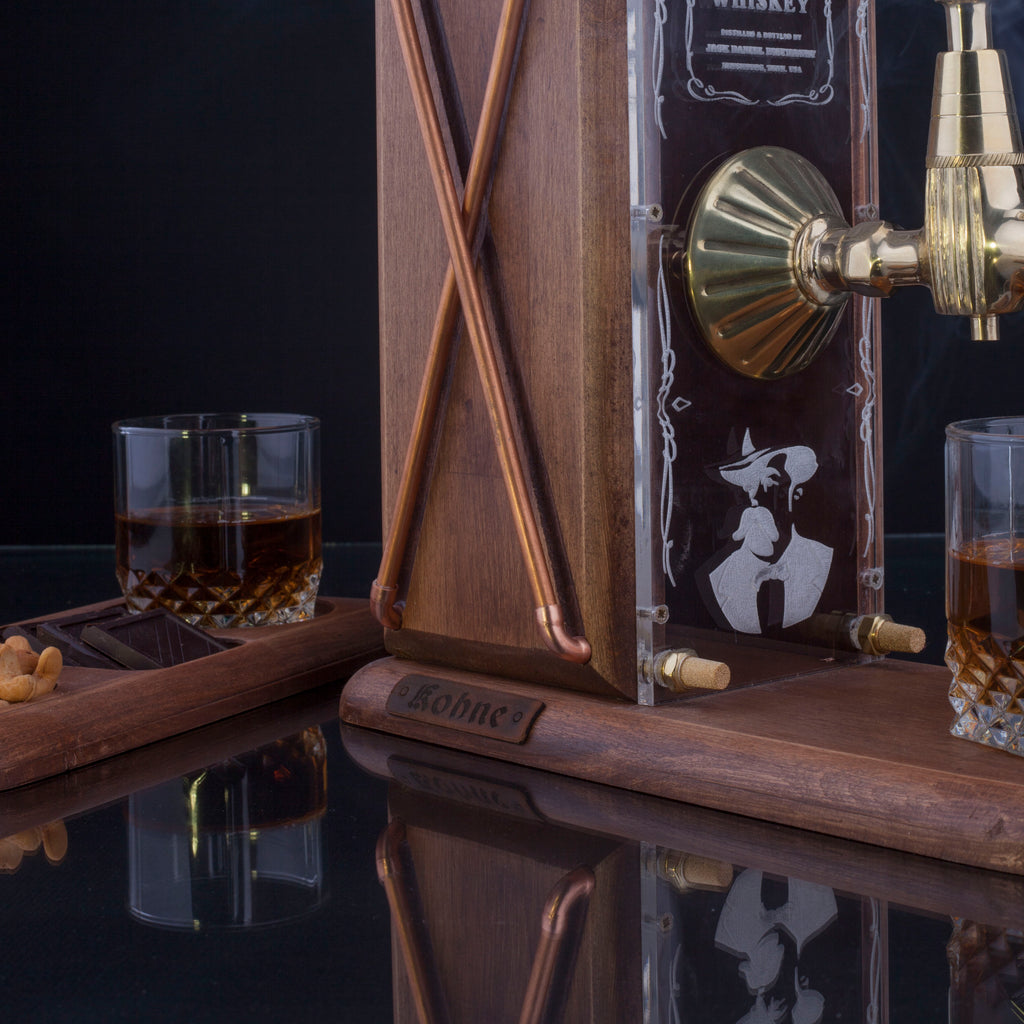 Kahve Altın Viski Çeşmesi (Jack Daniels Temalı)