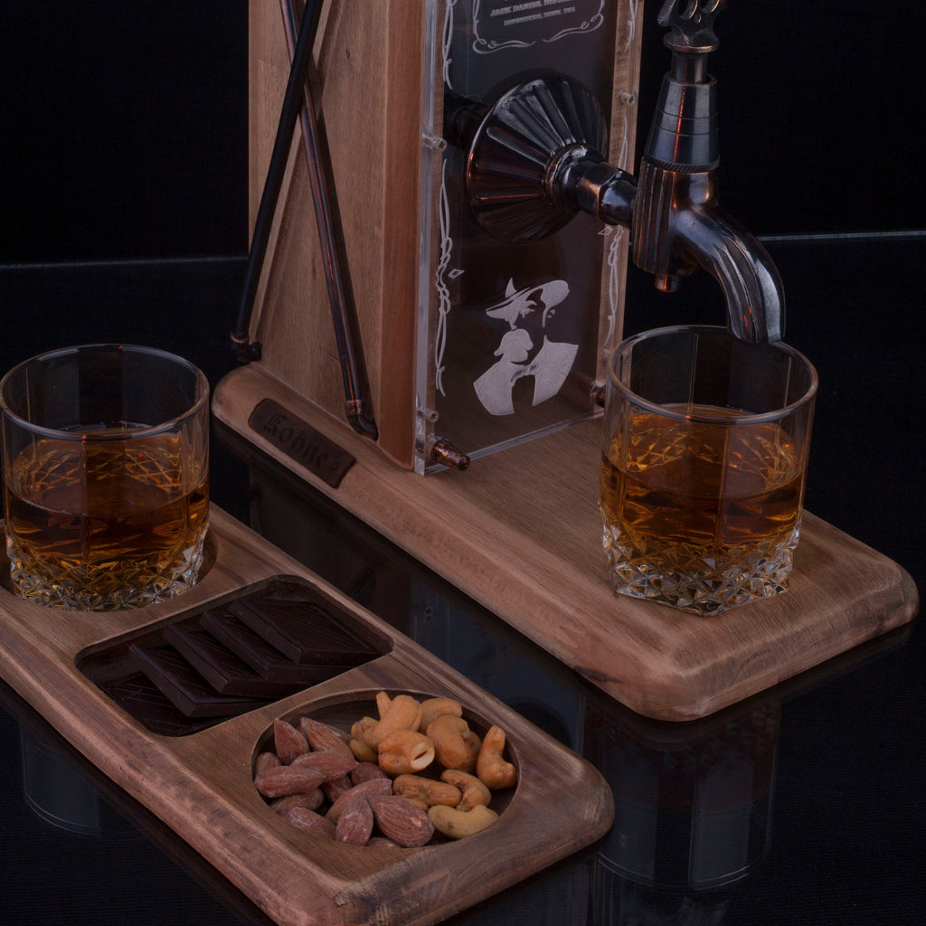 Oak Sİyah Viski Çeşmesi (Jack Daniels Temalı)