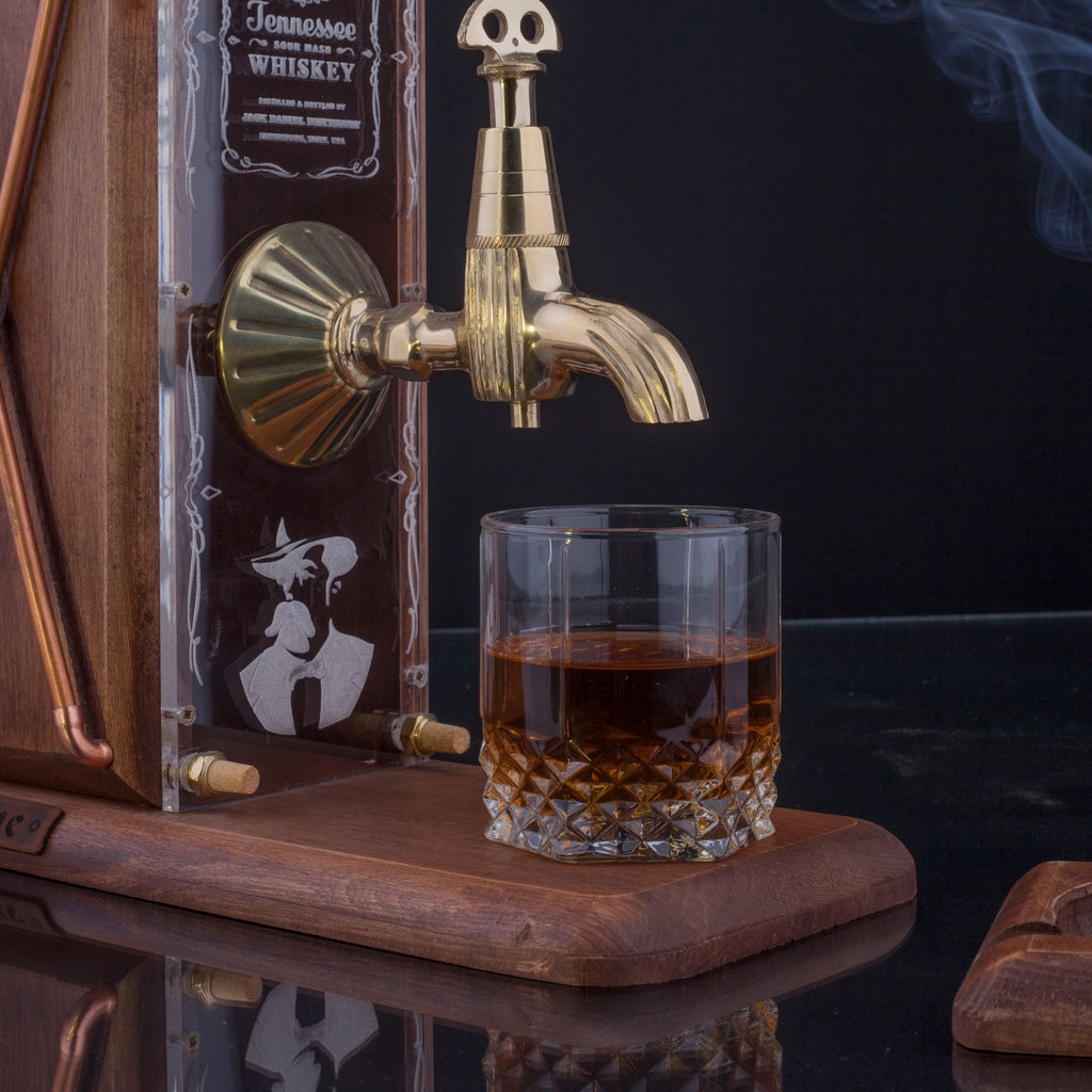 Kahve Altın Viski Çeşmesi (Jack Daniels Temalı)