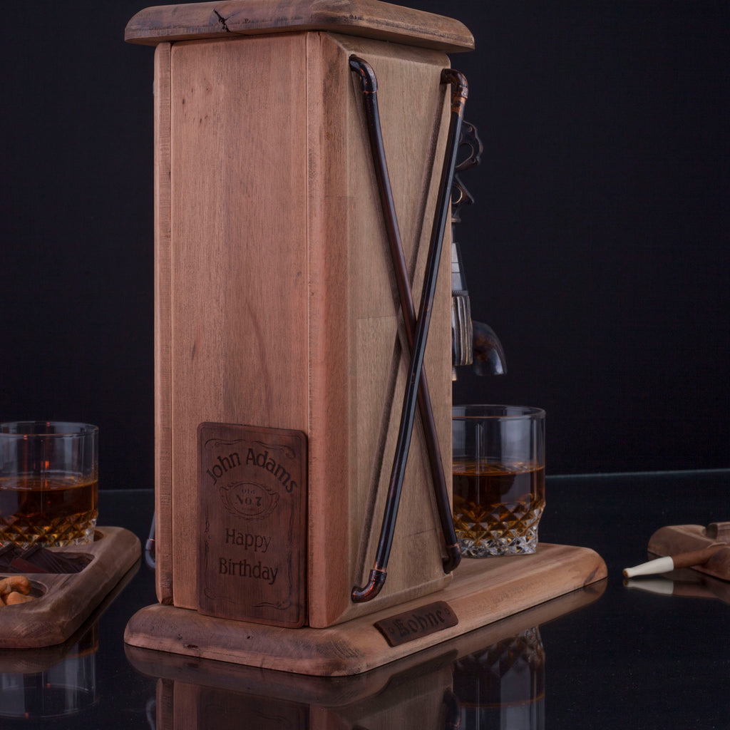 Oak Sİyah Viski Çeşmesi (Jack Daniels Temalı)