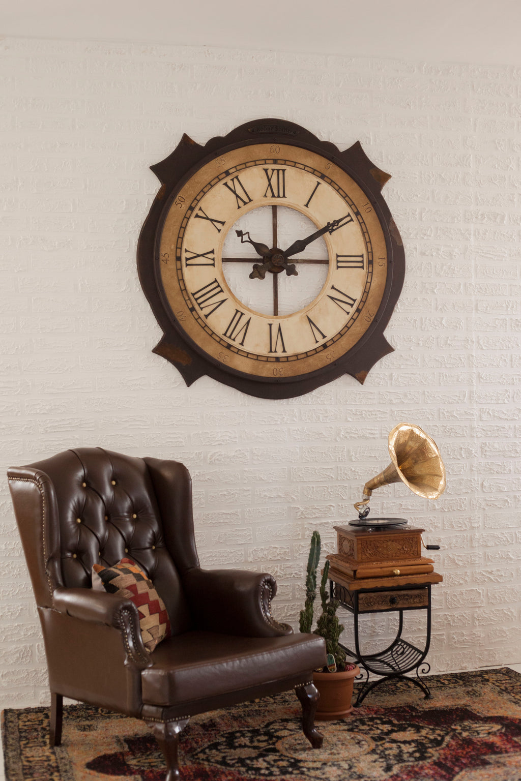 KohneAtelier Vintage Duvar Saati, Premium Duvar saati