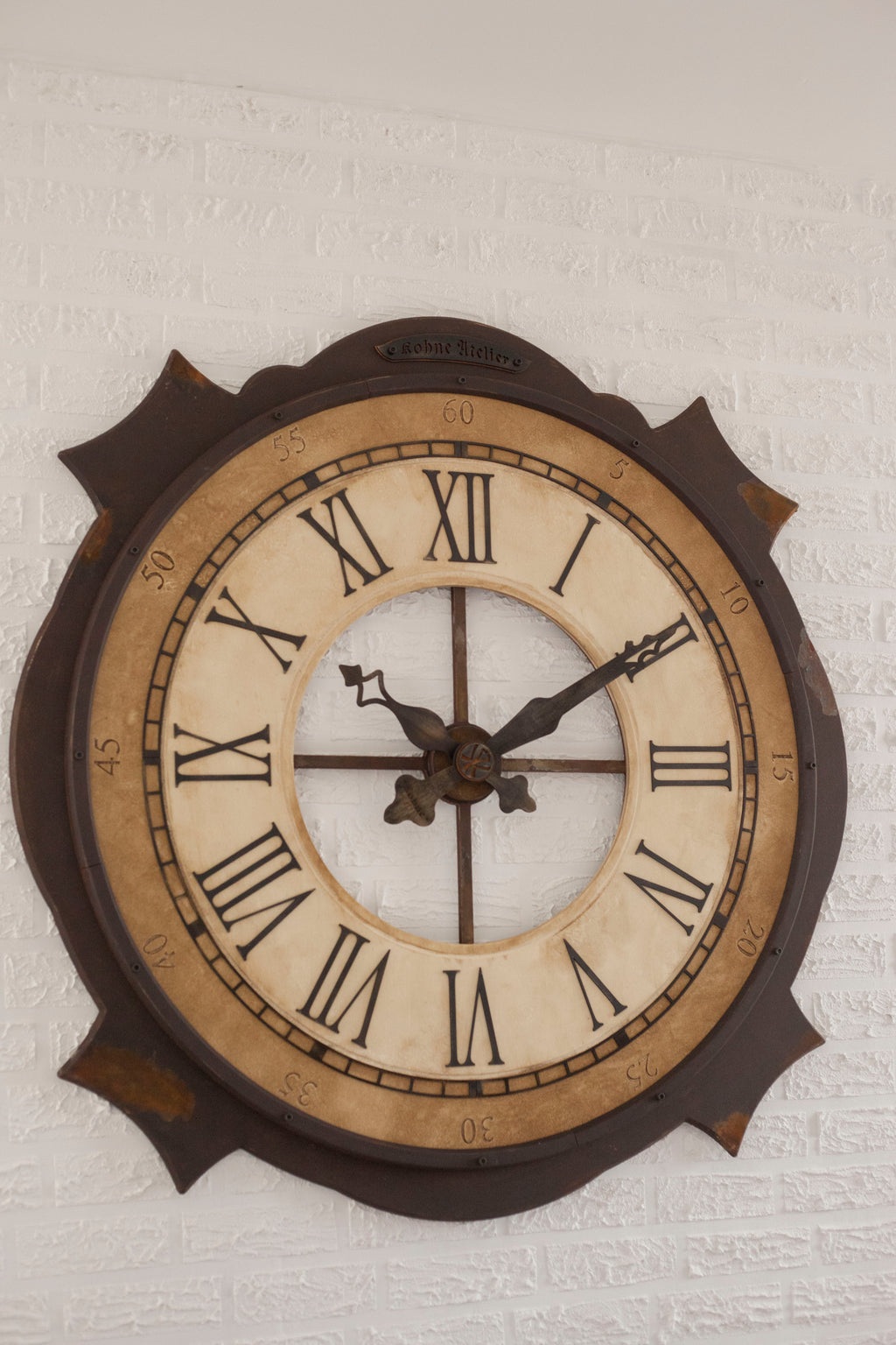 KohneAtelier Vintage Duvar Saati, Premium Duvar saati