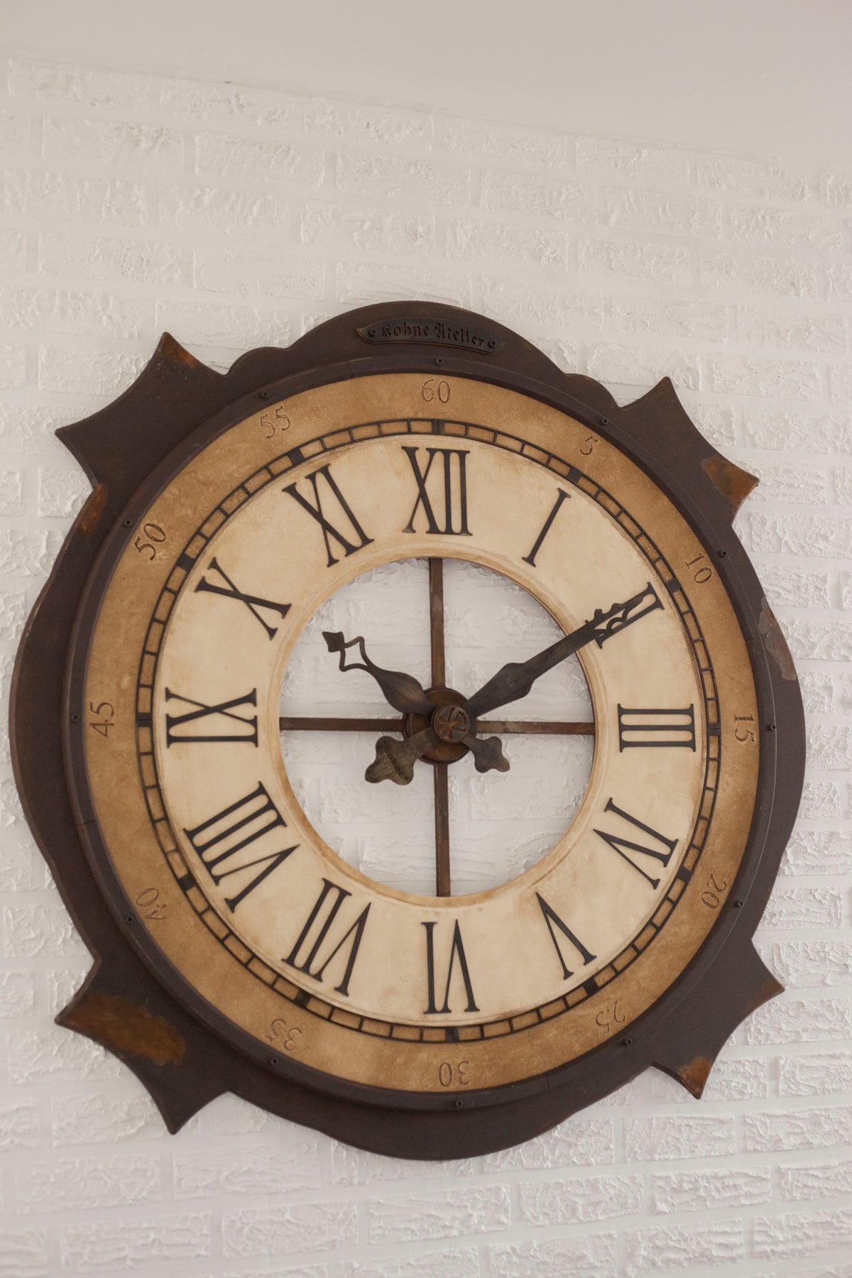 KohneAtelier Vintage Duvar Saati, Premium Duvar saati