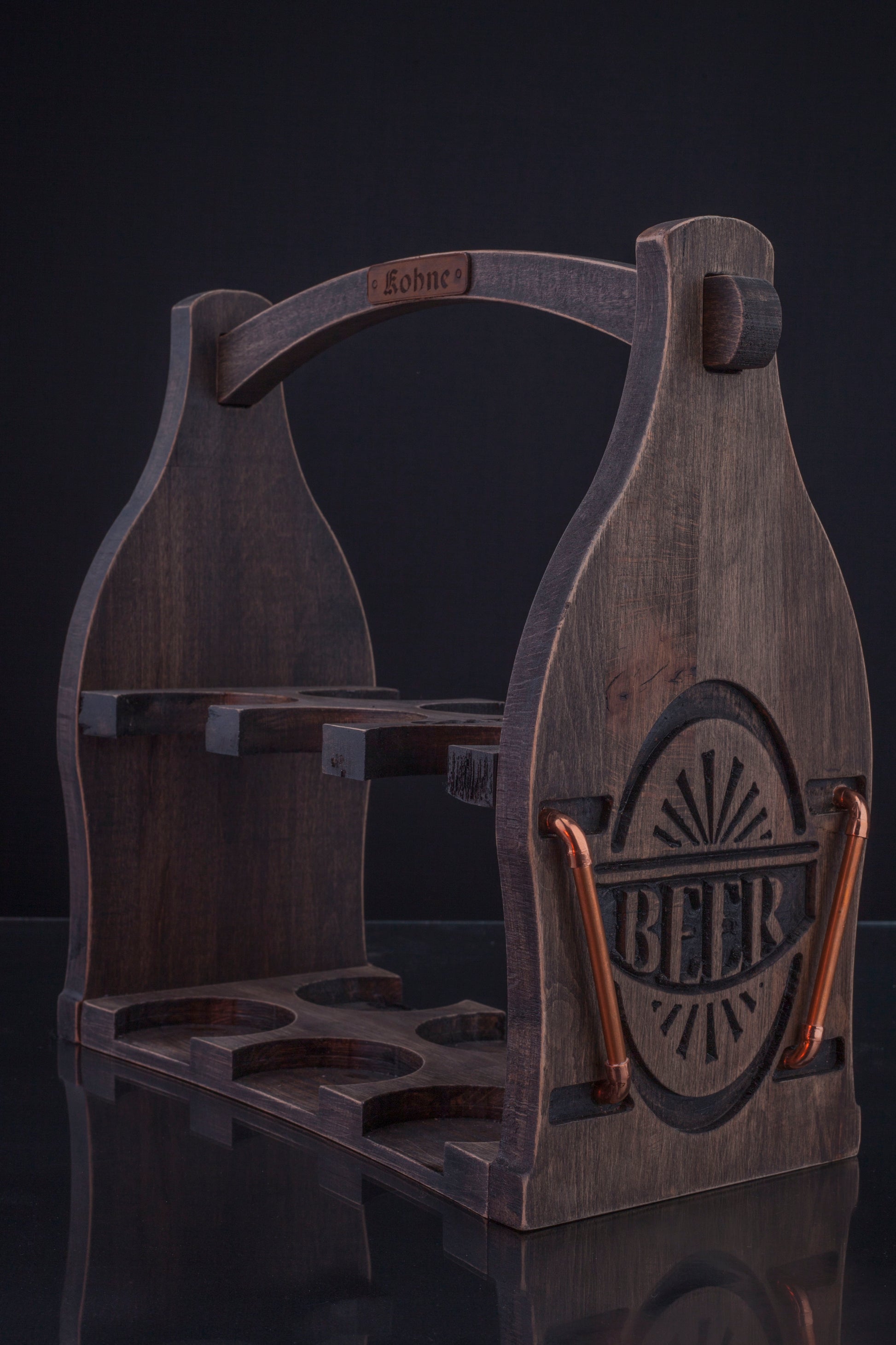 Kohneatelier Bİra Taşıyıcı Bakır & Siyah