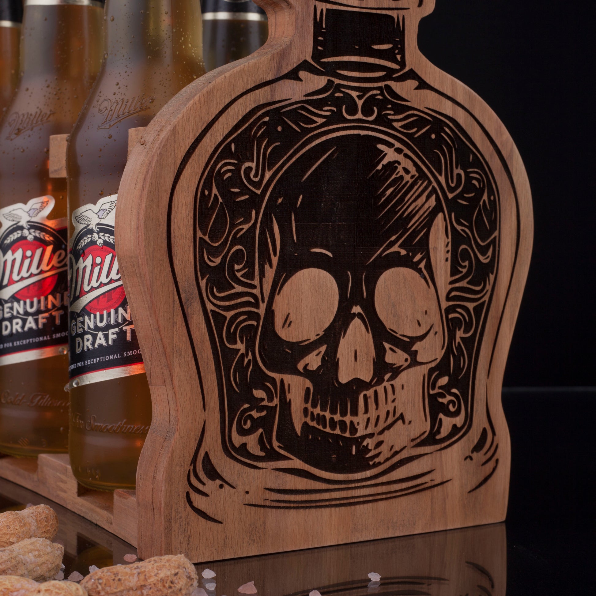 Kohneatelier Skull Bİra Taşıyıcı Oak