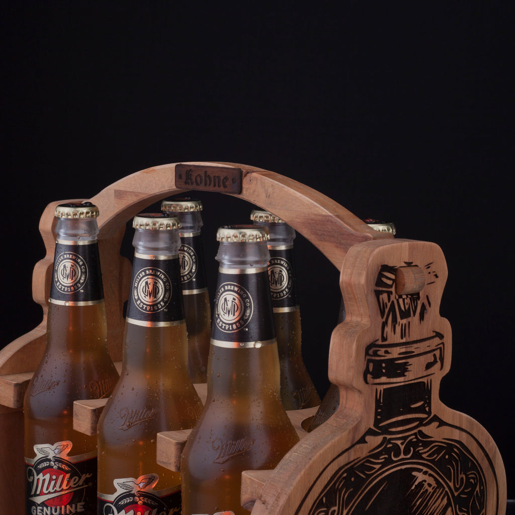 Kohneatelier Skull Bİra Taşıyıcı Oak