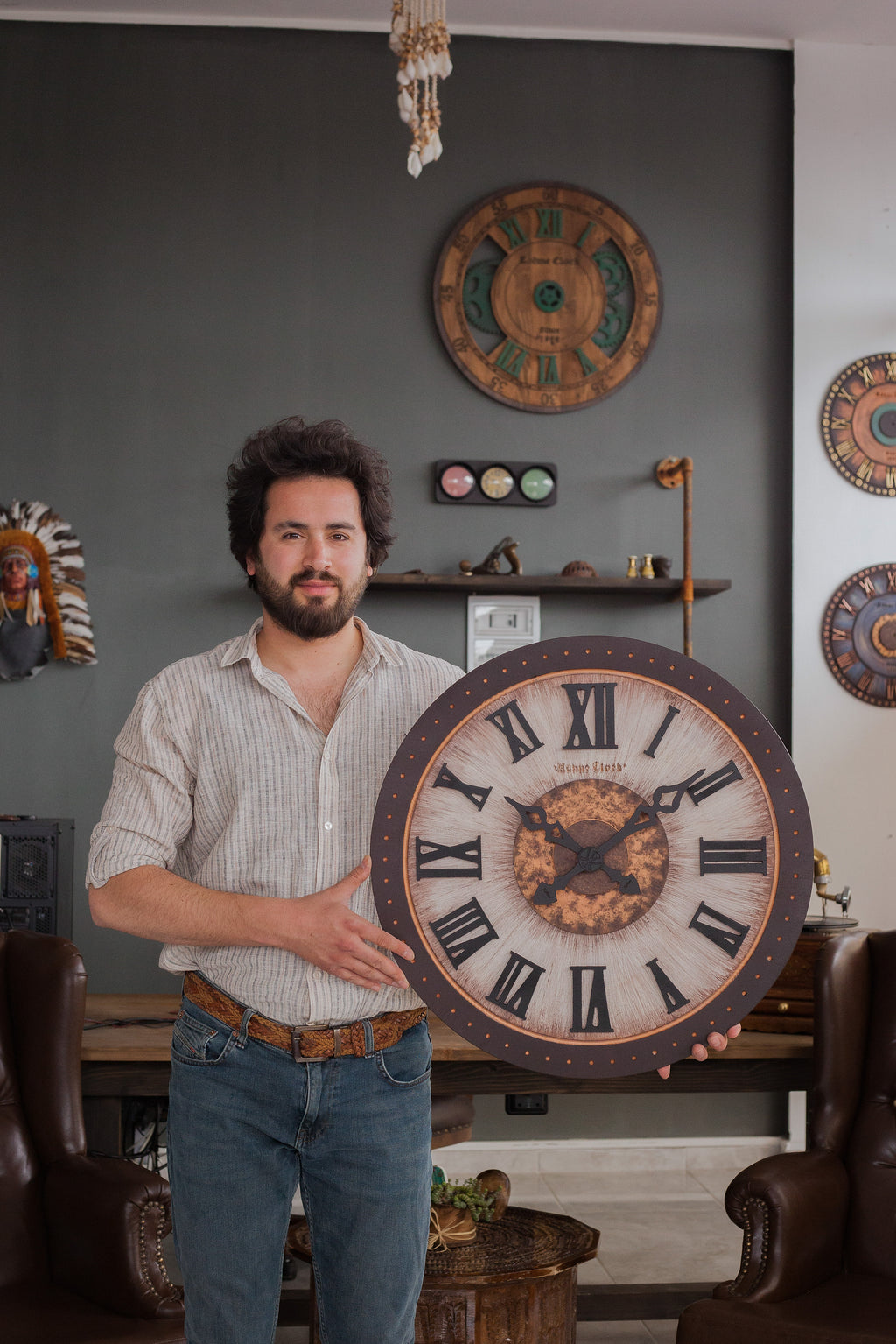 KohneAtelier eyes Duvar Saati, Premium Duvar saati